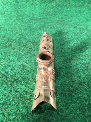 REAL Antique 1800 ' s Damper Bowl Holder Pipe Saddle Paktong Brass and Copper F 2