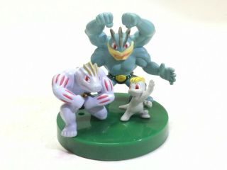 Japan Nintendo Tomy 1/40 Zukan Pokemon Machop Machoke Machamp Real Figure Toys