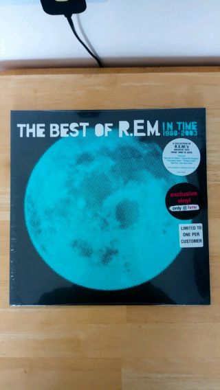 Rem - R.  E.  M.  - In Time Best Of - Ltd Double Blue Vinyl 2 Lp Hmv Exclusive