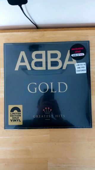 Abba - Gold Greatest Hits - Double Gold Vinyl 2 Lp Hmv Exclusive