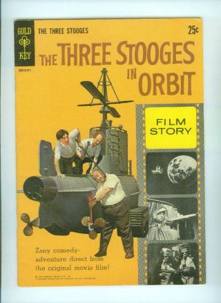 Movie Comics: The Three Stooges In Orbit (1962) Gold Key 30016 - 211 Larry Moe