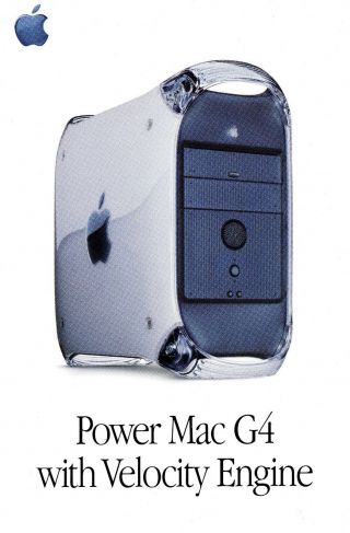 1999 Vintage Power Mac G4 Take One Print Ad,  Brochure