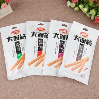 Chinese Specialty Snack (wei Long) Latiao Spicy Food Gluten Hot 10x65g