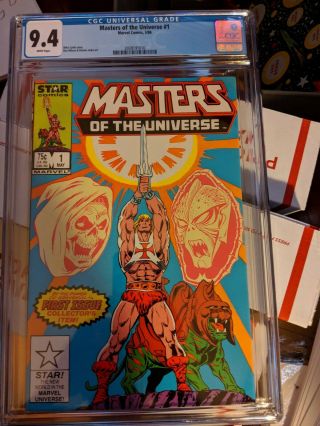 Masters Of The Universe 1 Cgc 9.  4 Marvel Comics Series