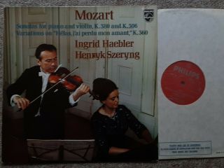 Philips 6500 144 Stereo Mozart Violin Sonatas Henryk Szeryng Ingrid Haebler