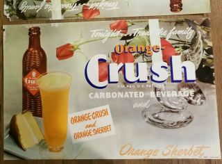 Orange Crush Sherbet Vintage 1940 
