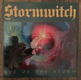 Stormwitch ‎– Eye Of The Storm.  German 1st 1989 Hot Blood Records ‎– 87191