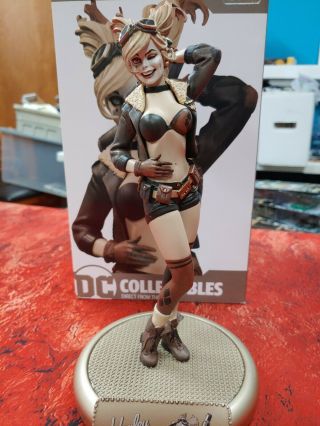 Dc Bombshells Harley Quinn Sepia Tone Variant 10.  75 Inch Statue 482 Of 5000