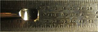 Vintage Upcycled 6 inch Pocket Ruler Gilmore Gasoline Advertising Made in USA 3