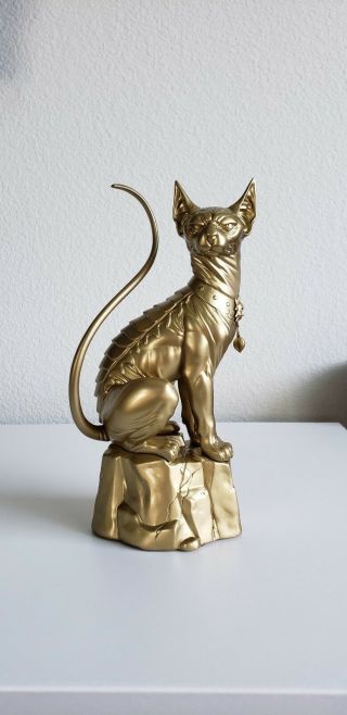 Saga Lying Cat Statue Gold Variant Complete Not 1 Rrp Retailer Limited Edition