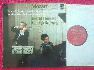Philips 6500 145 Stereo - Mozart Violin Sonatas Henryk Szeryng Ingrid Haebler Nm