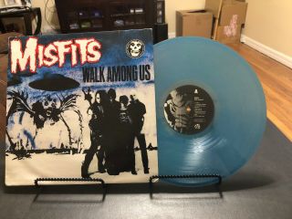 Misfits Walk Among Us Clear Ice Blue Lp Record Rare