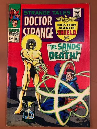 Strange Tales 158 Marvel Comics Dr Strange Nick Fury Appearance Silver Age
