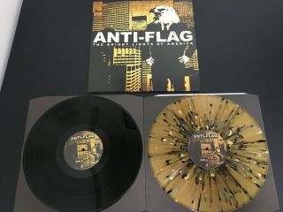 Anti Flag Bright Lights Of America 2xlp Rare Limited To 50 Splatter Vinyl