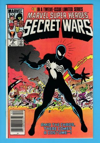 Marvel Heroes Secret Wars 8 Vfnm (9.  0) 1st App.  Venom As Alien Costume