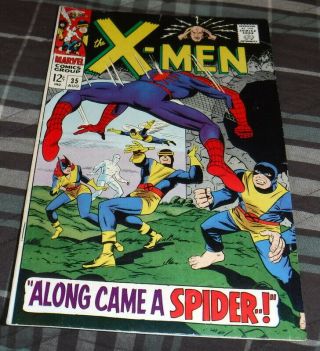 X - Men 35,  1967,  Along Came A Spider,  Marvel