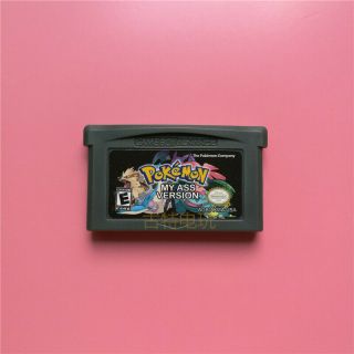 Pokemon My Ass Hack Game Boy Advance Gba English Us Version