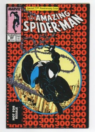 Spider - Man 300 Vf,  7.  5 2006 Dvd Mini Comic Promo Reprints 1st Venom