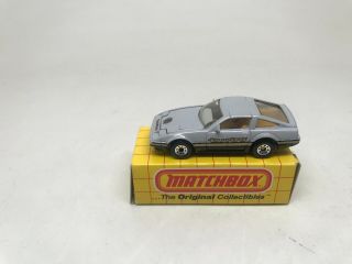 Matchbox - Mb24 Nissan 300zx Turbo - Hood Open - - Never Played With - Silver