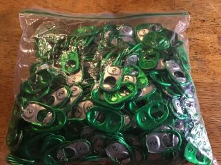500 Natural Light Beer,  Green Dollar Sign Can Tabs,  Pull Tabs,