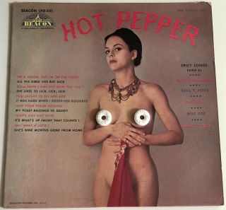 Hot Pepper Lp Risque Songs Cheesecake Cover Rare