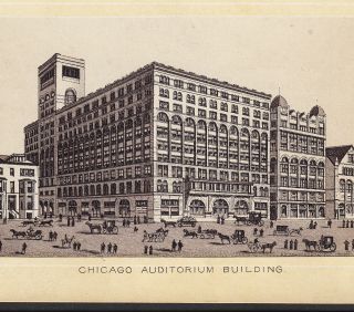 Chicago Auditorium 1890 