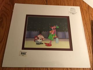 THE PINK PANTHER PRODUCTION MATTED ANIMATION CEL,  SKETCH LITTLE MAN P11 3