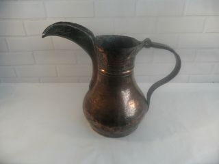 Very Large Vintage Copper Islamic Dallah Coffee Pot