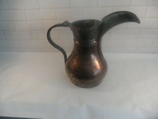 Very Large vintage Copper Islamic Dallah Coffee Pot 6