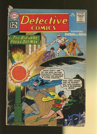 Detective Comics 300 Fr/gd 1.  8 1 Book Batman Robin 1st Mister Polka - Dot