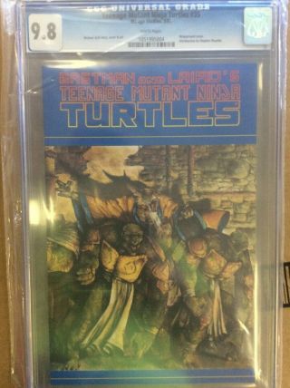 Teenage Mutant Ninja Turtles Vol 1 Mirage 35 Cgc 9.  8