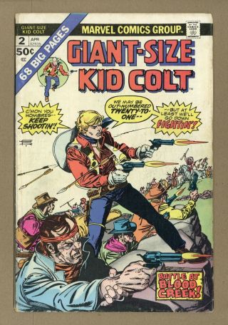 Giant Size Kid Colt 2 1975 Vg 4.  0