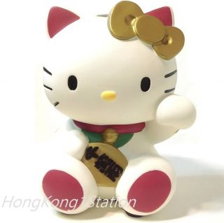 Hello Kitty Maneki Neko Coin Bank Pippy Lucky Beckoning Fortune Money Cat Decor