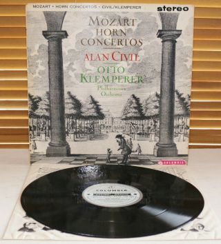 Sax 2406 (1st Ed – B/s) Mozart: Horn Concertos Alan Civil / Otto Klemperer
