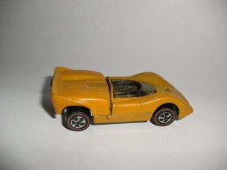 Hotwheels Redline Enamel Orange McLaren w/ Rare Brown Interior 4