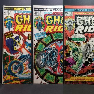 Marvel 1975 Ghost Rider 5.  7,  10