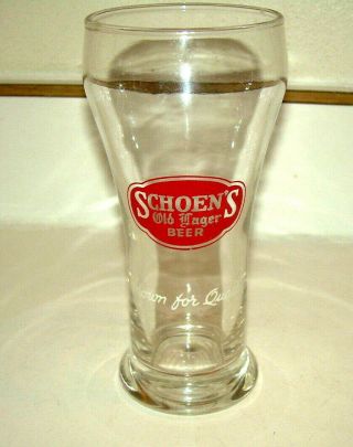 Old Glass Beer " Schoen 
