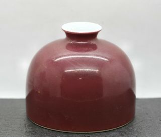 Fantastic Antique Chinese Sang De Bouef Ox - Blood Red Glaze Mallet Porcelain Vase