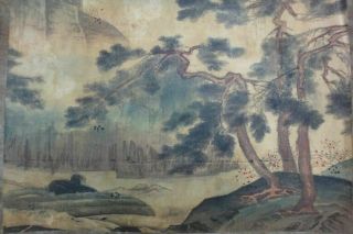 Very Large Old Chinese Hand Painting Landscape 