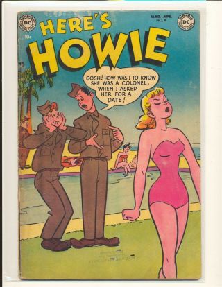 Here’s Howie Comics 8 G/vg Cond.  Bottom Staple Detached