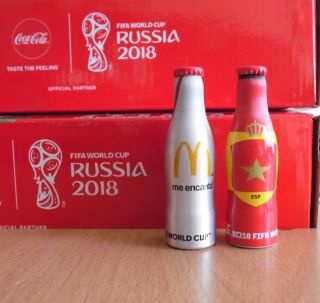 Coca Cola Mexico Mcdonalds 2 Mini Mundialistas Promotion World Cup Russia 2018