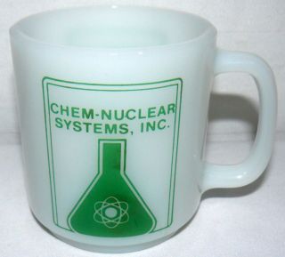 Chem - Nuclear Systems Inc.  8 Oz Glasbake Coffee Mug Usa