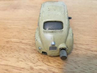 Schuco Vintage Micro Racer key wind VW bug car beige 1046 3