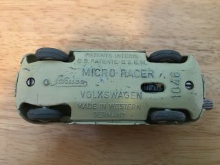Schuco Vintage Micro Racer key wind VW bug car beige 1046 5