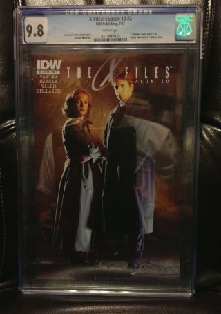 X - Files Season 10 2 Cgc 9.  8 First Printing.  Photo Cover.  (7/13).