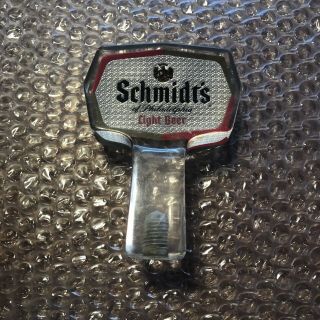 Vintage | Schmidt ' s Light Beer Tap Handle Knob | Gently,  RARE 3