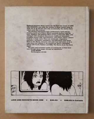 LOVE and ROCKETS Signed with Art BOOK 1 HC Jaime Beto Hernandez 1st Ed. 5