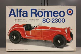 Alfa Romeo 8c2300 Plastic Model Kit 1:20 Scale