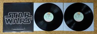 Star Wars Soundtrack With Poster - 2t - 541 - Lp - Vg,
