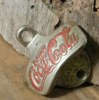 Antique Brown Co Starr X Drink Coca Cola Bottle Opener Made In Usa Patent 1925